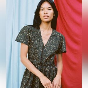 Simple Dawn Dress in Noir Pear Harvest